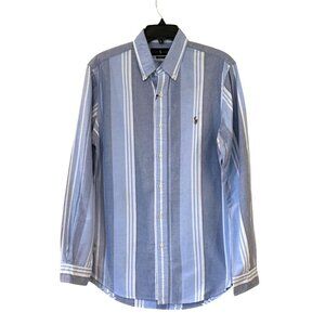 Polo Ralph Lauren Classic Fit Multi Stripe Oxford Long-Sleeve Woven Shirt Med